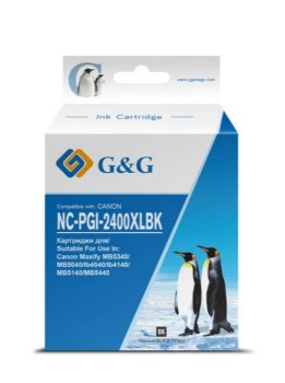 Картридж G&G GG-PGI-2400XLBK PGI-2400XL BK черный (74.6мл) для Canon Maxify iB4040/iB4140/МВ5040/MB5140/МВ5340/MB5440