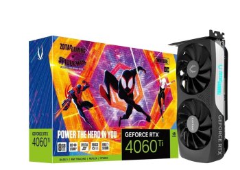 Видеокарта ZOTAC GeForce RTX4060TI Twin Edge 8 ГБ PCI-E 4.0 128 GDDR6 2550/9000 HDM Ret