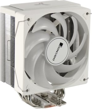 Вентилятор JONSBO <CR-1000 EVO Color Wh> Cooler (4пин, 115X/1200/1700/AM4/AM5, 22-32дБ, 600-1500об/мин, Al+тепл.труб)