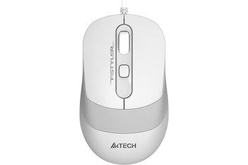 Мышь A4Tech FSTYLER Optical Mouse <FM10S White> (RTL) USB 4btn+Roll