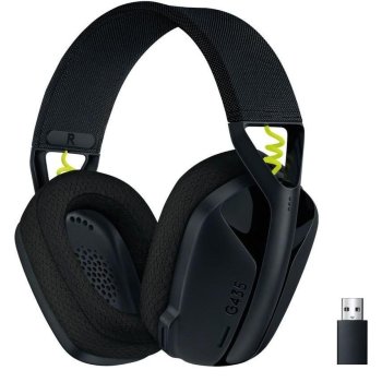 Наушники с микрофоном Logitech Headset G435 LIGHTSPEED Wireless Gaming BLACK- Retail