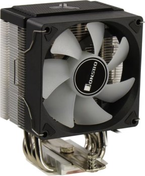 Вентилятор JONSBO <CR-1400 EVO ARGB Bk> Cooler (4пин, 115X/1200/1700/AM4/AM5, 22.3-33.8дБ, 800-2200об/мин, Al+тепл.труб)