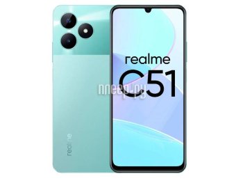 Смартфон Realme C51 4/128Gb LTE Green