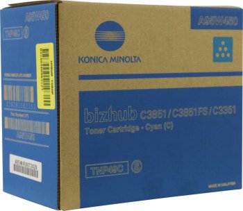 Картридж Konica Minolta KONICA MINOLTA <A95W450> TNP49C Cyan для bizhub C3351/C3851
