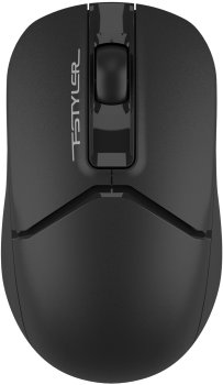 Мышь беспроводная A4Tech FSTYLER Wireless&Bluetooth Optical Mouse <FB12S Black> (RTL) USB 3btn+Roll