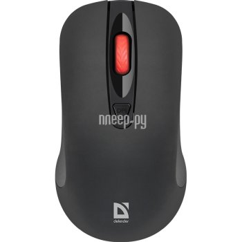 Мышь беспроводная Defender Optical Mouse <Nexus MS-195> (RTL) USB 4btn+Roll <52195>