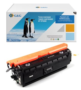 Картридж G&G GG-CF360X черный (12500стр.) для HP CLJ M553N/M553DN/M553X/M577C/M577Z/M577F/M577DN