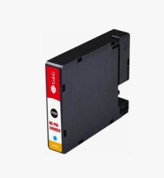 Картридж G&G GG-PGI-2400XLC PGI-2400XL C голубой (20.4мл) для Canon Maxify iB4040/iB4140/МВ5040/MB5140/МВ5340/MB5440