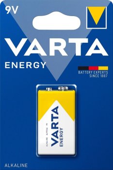 Батарейка Varta Energy 6LR61 BL1 Alkaline 9V (1шт) блистер