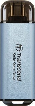 Внешний твердотельный накопитель (SSD) Transcend USB-C 2TB TS2TESD300C ESD300 голубой