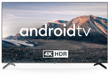 Телевизор-LCD Hyundai 75" H-LED75BU7006 Android TV Frameless черный 4K Ultra HD 60Hz DVB-T DVB-T2 DVB-C DVB-S DVB-S2 USB WiFi Smart TV