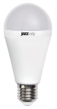 Светодиодная лампа JazzWay <PLED-SP A60 15W E27 3000K> (E27, 1400 люмен, 3000К, 15Вт, 220-240В)