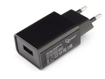 Зарядка USB-устройств Cablexpert <MP3A-PC-21> USB (Вх.AC100-240V,Вых. DC5V, 5W, USB)
