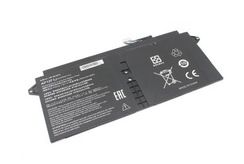 Аккумулятор для ноутбука для Acer s7-391-682, 5000mAh, 7.6V AP12F3J