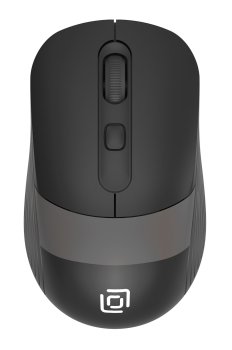 Мышь беспроводная OKLICK Wireless Optical Mouse <310MW> <Black-Grey> (RTL) USB 4btn+Roll <1869088>