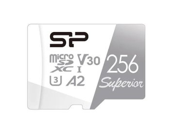 Карта памяти microSD 256GB Silicon Power Superior Pro A2 microSDXC Class 10 UHS-I U3 Colorful 100/80 Mb/s
