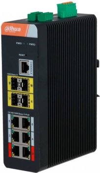 Коммутатор Dahua DH-IS4410-6GT-120 6x1Гбит/с 4SFP 6PoE 120W управляемый