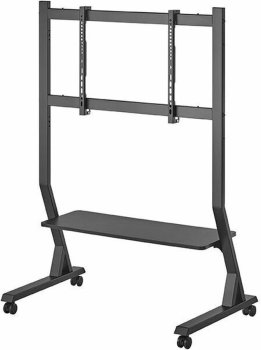 Стойка для телевизора Ultramounts UM306B черный 45"-90" макс.60кг напольный мобильный