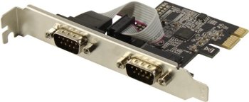 Контроллер Espada <PCIe2SAX> (OEM) PCI-Ex1, 2xCOM9M