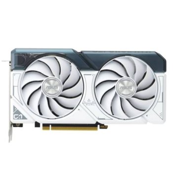 Видеокарта Asus PCI-E 4.0 DUAL-RTX4060TI-O8G-WHITE NVIDIA GeForce RTX 4060TI 8Gb 128bit GDDR6 2565/18000 HDMIx1 DPx3 HDCP Ret