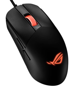 Мышь проводная ASUS P518 ROG STRIX IMPACT III черный, 12000 dpi, USB, кнопки - 5