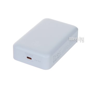 Портативный аккумулятор Baseus Power Bank Magnetic Mini Wireless Fast Charge 20000mAh 20W White PPCX150002