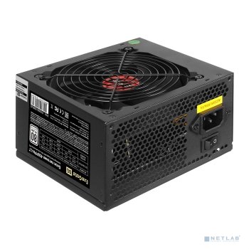 Блок питания Exegate EX292150RUS-OEM 450W ExeGate 80 PLUS® 450PPH-LT-OEM (ATX, APFC, КПД 82% (80 PLUS), 12cm fan, 24pin, (4+4)pin, PCIe, 5xSATA, 3xIDE