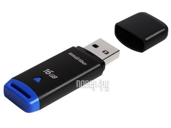 Накопитель USB 16Gb - SmartBuy Easy Black SB016GBEK