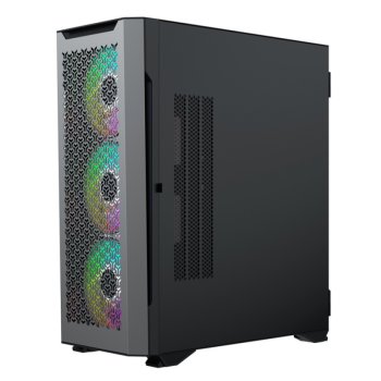 Корпус ACD Fort 279G ATX, Black, USB2.0*2+USB 3.0+HD audio, RGB FAN:4*14cm, up to 9 pcs 3,5"; HDD, TG cover, SPCC 0,9 mm