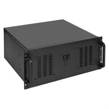 Корпус для монтажа в стойку ExeGate Pro 4U350-02 <RM 19", высота 4U, глубина 350, БП 600RADS, 2*USB>