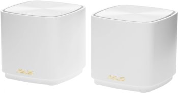 Маршрутизатор бесшовный mesh Asus ZenWiFi XD5 (XD5 (W-2-PK)) AX3000 10/100/1000 компл.:устройство/крепления/адаптер белый (упак.:2шт)