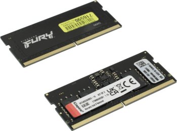Оперативная память для ноутбуков Kingston FURY Impact <KF548S38IBK2-16> DDR5 SODIMM 16Gb KIT 2*8Gb <PC5-44800> CL40 (forNoteBook)