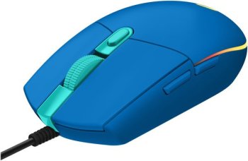 Мышь Logitech G102 LightSync синий оптическая (8000dpi) USB (5but)