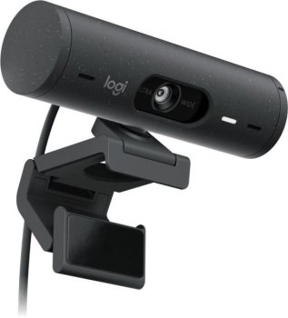 Веб-камера Logitech 960-001422 / Logitech BRIO 500 HD Webcam - GRAPHITE - USB