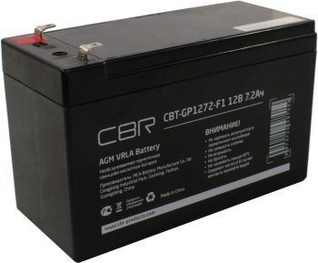 Аккумулятор для ИБП CBR CBT-GP1272-F1 (12V, 7.2Ah)