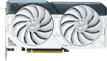 Видеокарта Asus DUAL-RTX4060-O8G-WHITE NVIDIA GeForce RTX 4060 8192Мб PCI-E 4.0 128 GDDR6 2505/17000 HDMIx1 DPx3 HDCP Ret