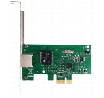 Сетевая карта внутренняя Gembird <NIC-GX1> Gigabit Ethernet Adapter PCI-Ex1 (1UTP 1Gbps)