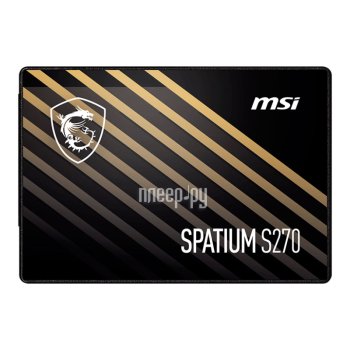 Твердотельный накопитель (SSD) 480 Gb SATA 6Gb/s MSI <SPATIUM S270 SATA 2.5" 480GB> 2.5"