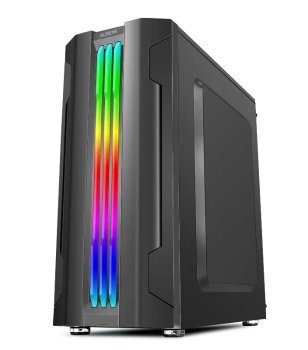 Корпус ALSEYE Auro 3.0-B Mini-ITX/Micro ATX/ATX, USB2.0*2+HD Audio+USB3.0*1, ";H.D.D.(3.5";)*2pcs+S.S.D(2.5";)*2pcs, 354*185*413mm";