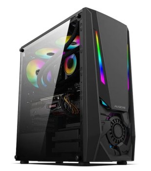 Корпус Miditower ALSEYE <Reactor-B> ATX без БП
