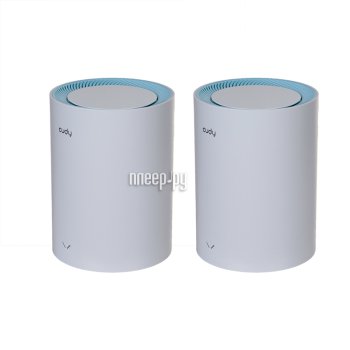 Маршрутизатор бесшовный mesh Cudy M1200(2-Pack) AC1200 10/100BASE-TX белый (упак.:2шт)