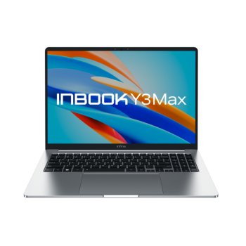 Ноутбук Infinix Inbook Y3 MAX YL613 16" FHD IPS/Intel Core i3 1215U/8Gb/512SSDGb/Intel UHD Graphics/1.65kg/Silver/DOS