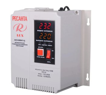 Стабилизатор напряжения Ресанта 63/6/39 АСН-500Н/1-Ц LUX