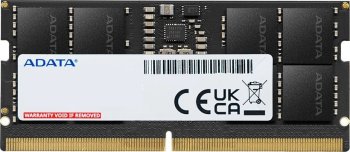 Оперативная память Memory Module ADATA DDR5 Общий объём памяти 8Гб Module capacity 8Гб Количество 1 5600 МГц Множитель частоты шины 46 1.1 В черный AD