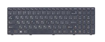 Клавиатура Lenovo IdeaPad G500,G700 черная с черной рамкой 25210891