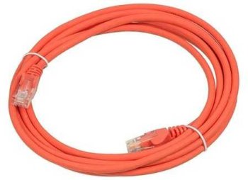 Кабель UTP Lanmaster TWT-45-45-2.0-OR RJ-45 вил.-вилка RJ-45 кат.5E 2м оранжевый ПВХ (уп.:1шт)