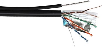 Кабель FTP Lanmaster TWT-5EFTP-UNV-TR кат.5E FTP 4 парыX24AWG PE внешний 305м черный