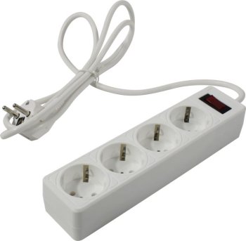 Сетевой фильтр 5bites <SP4W-518> White <1.8м> ( 4 розетки )