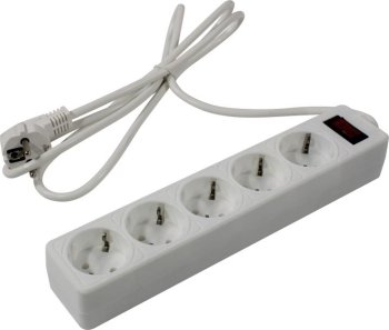 Сетевой фильтр 5bites <SP5W-518> White <1.8м> ( 5 розеток )
