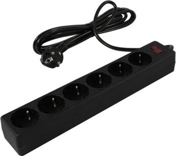 Сетевой фильтр 5bites <SP6B-530> Black <3м> ( 6 розеток )
